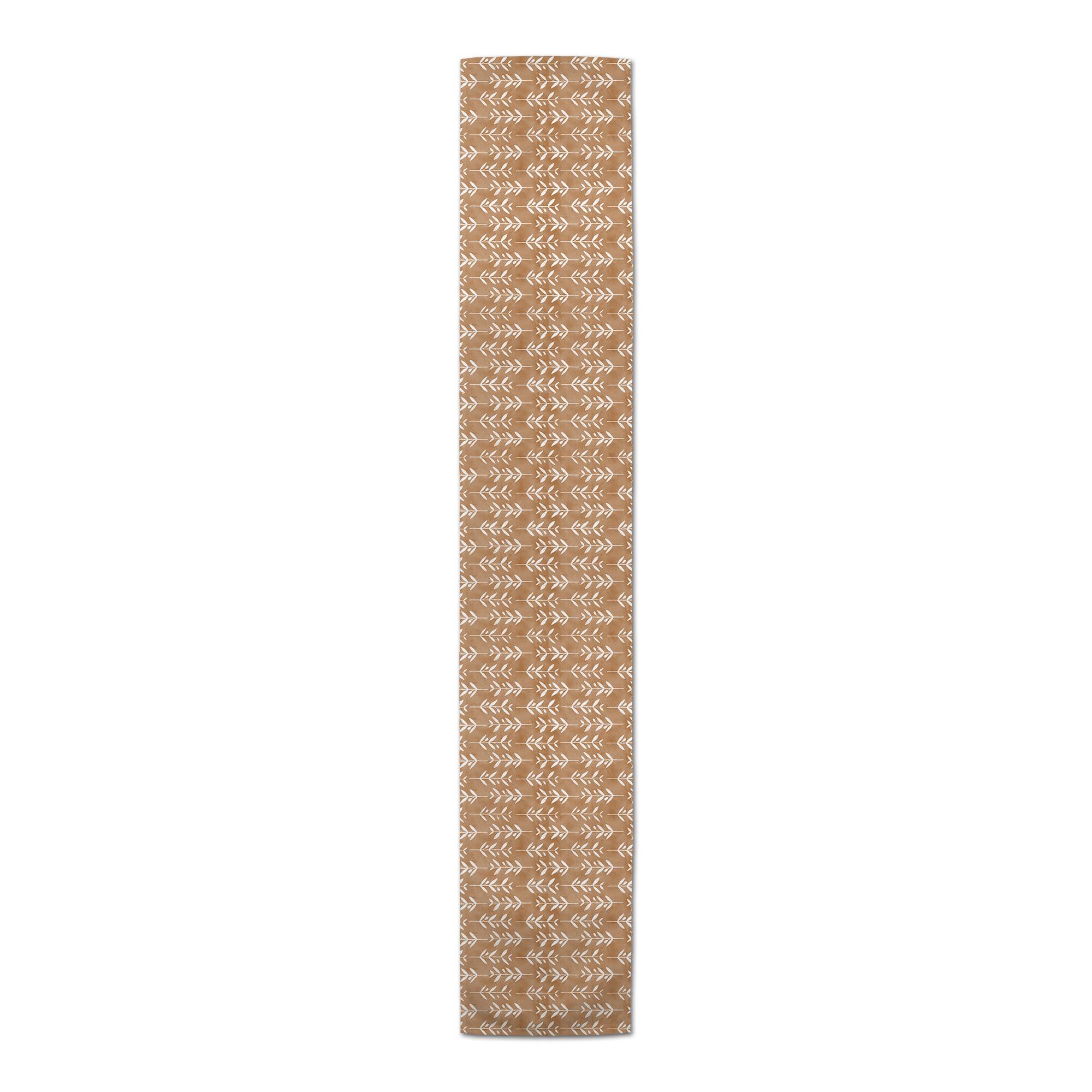 Leaves on Copper Outdoor Table Runner
